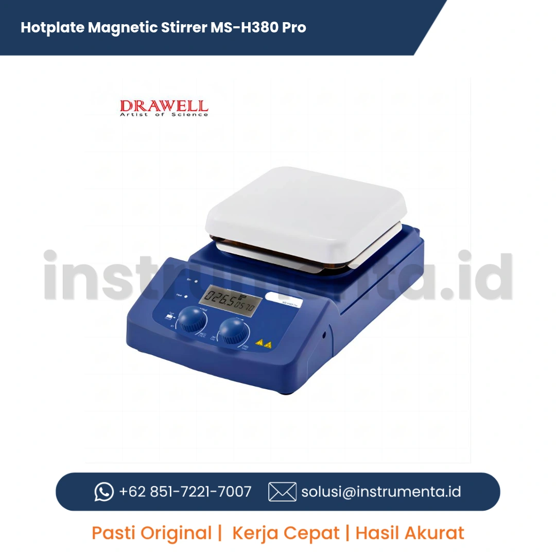 Distributor Resmi Hotplate Magnetic Stirrer MS-H380 Pro Digital Ready Stock